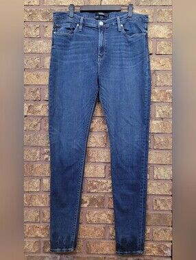 Hudson Jeans Nico Super Skinny High Rise Denim Stretch Jeans Size 34 Like New